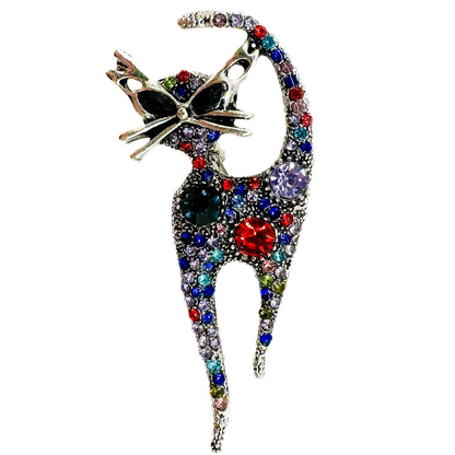 Ritzy Cat Brooch