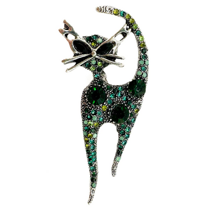 Ritzy Cat Brooch