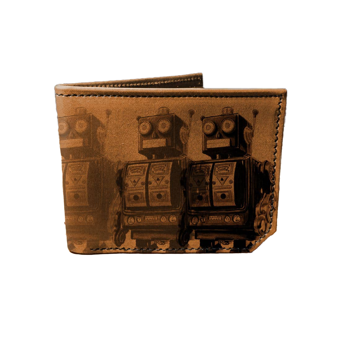 Robots - Printmaker Leather Wallet