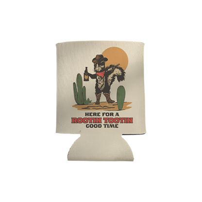 Here for a Rootin Tootin Good Time: Skunk Cowboy Koozie