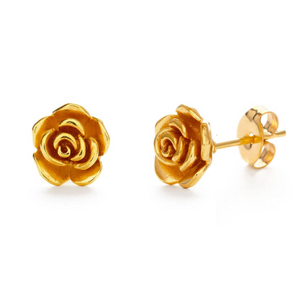 Rose Post Earrings