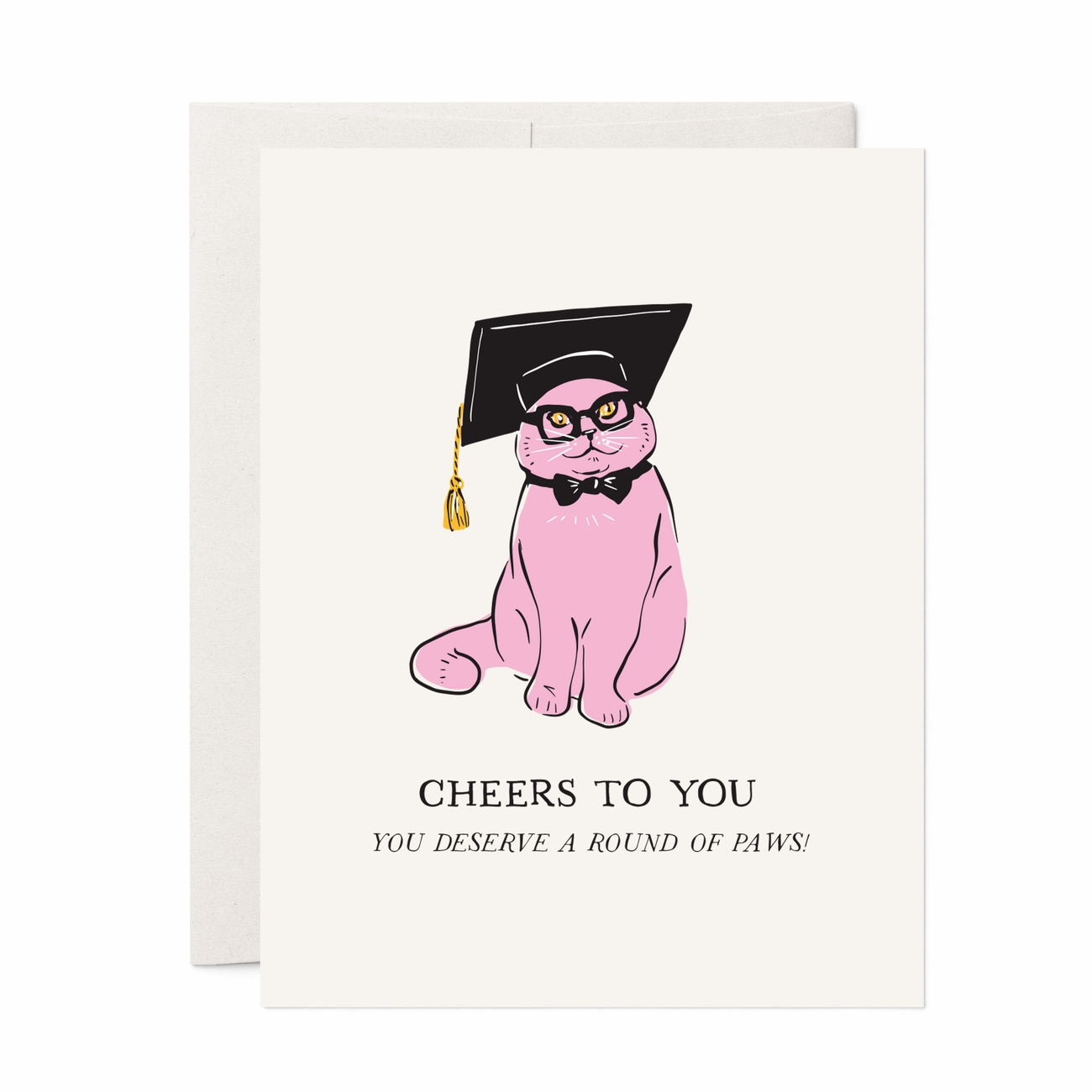Cat Graduation Card