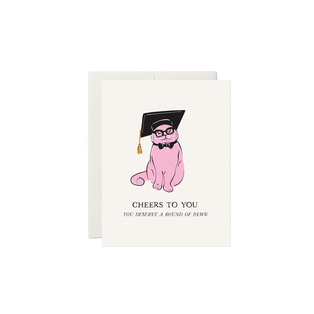 Cat Graduation Card