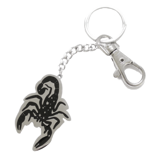 Scorpion Keychain - Silver
