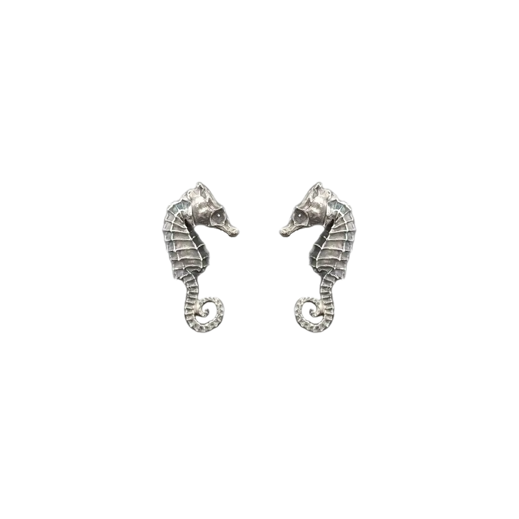 Deep Sea Seahorse Post Earrings