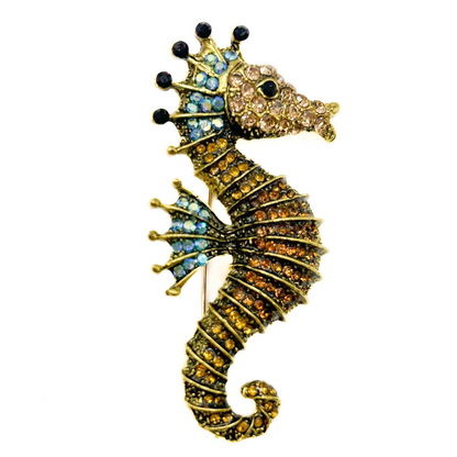 Seahorse Brooch