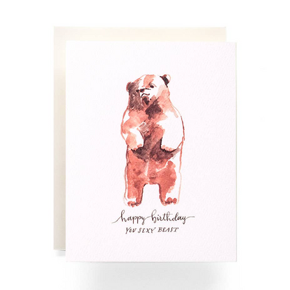 Sexy Beast Birthday Card