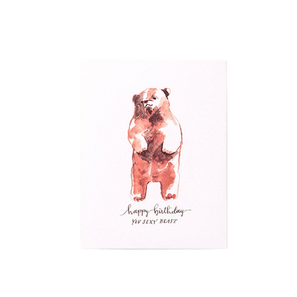 Sexy Beast Birthday Card