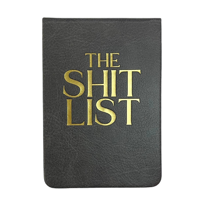 The Shit List Leatherette Pocket Journal