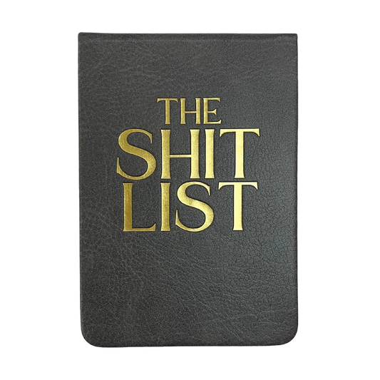 The Shit List Leatherette Pocket Journal