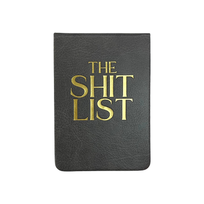 The Shit List Leatherette Pocket Journal