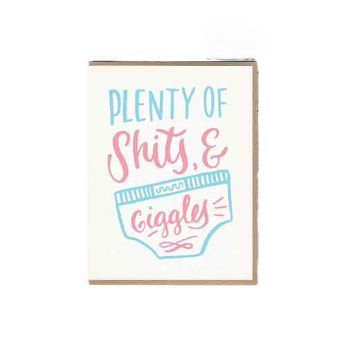 Shits & Giggles Baby Card