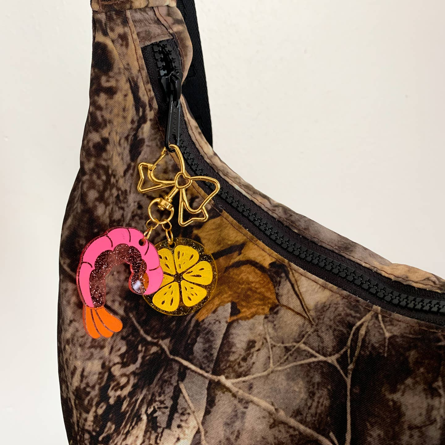 Shrimp Cocktail Keychain or Bag Charm