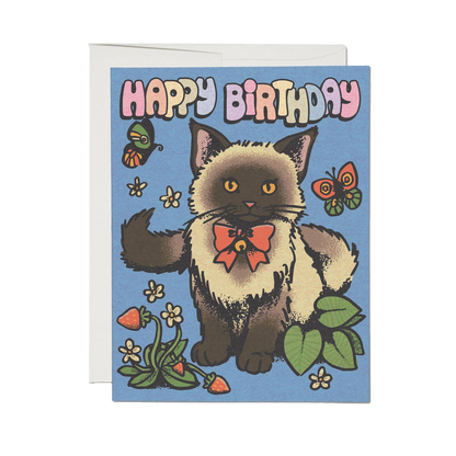 Siamese Birthday Greeting Card