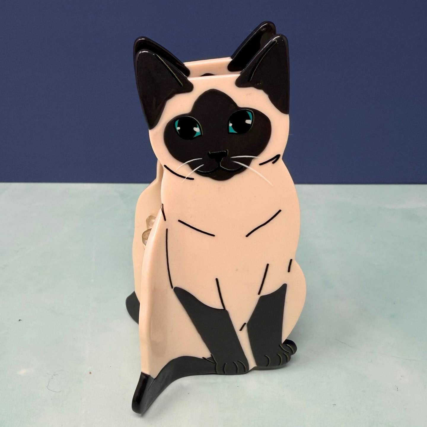 Siamese Cat Hair Claw Clip