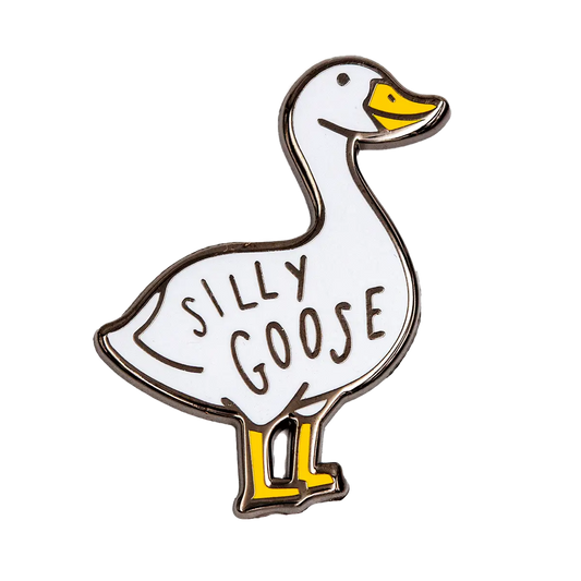 Silly Goose Enamel Pin