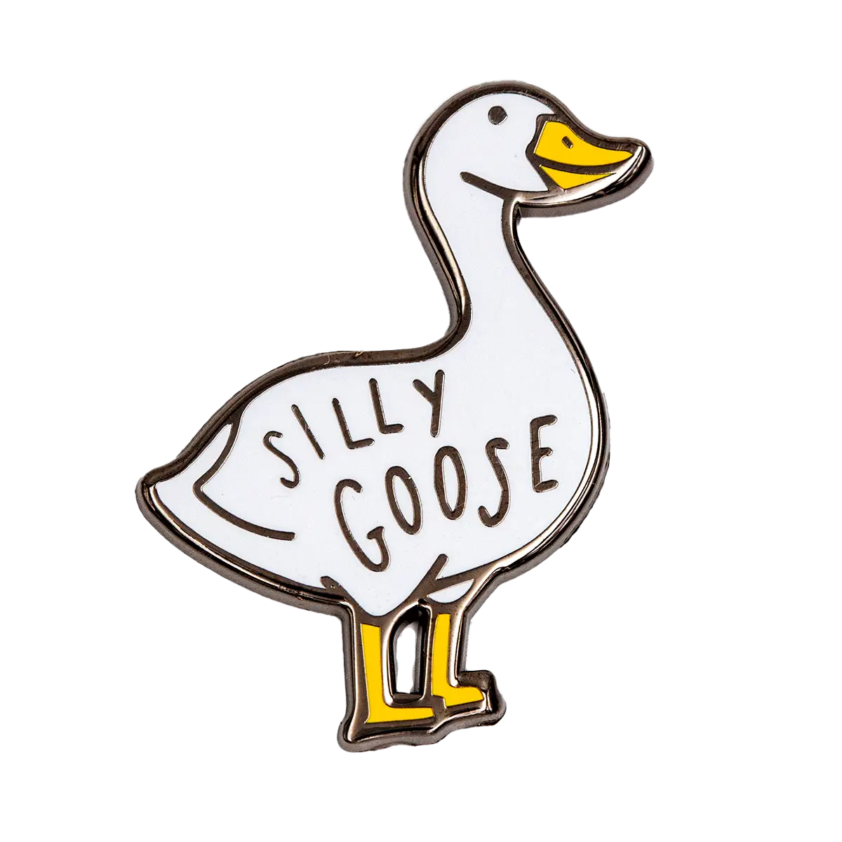 Silly Goose Enamel Pin