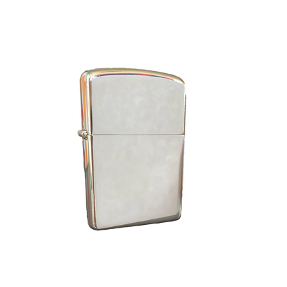 Silver Reflective Flip Lighter