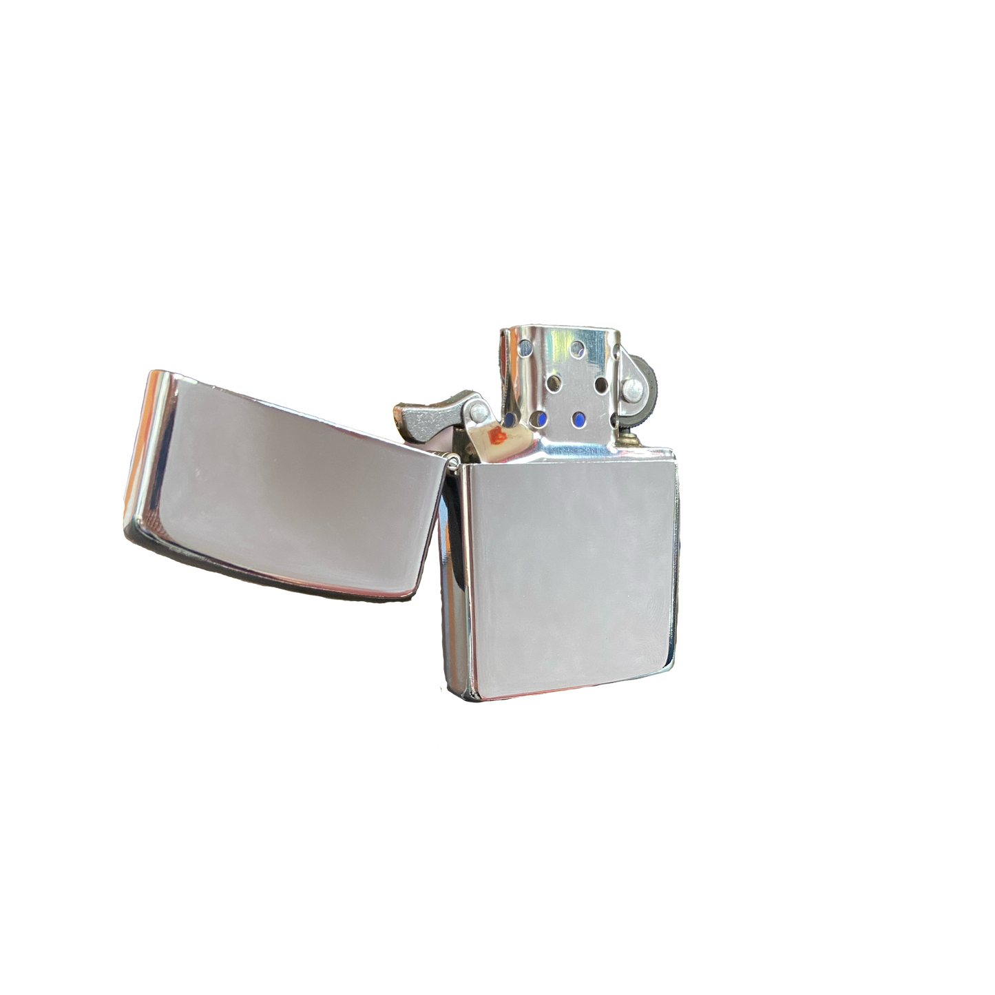 Silver Reflective Flip Lighter