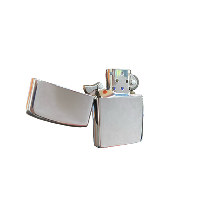 Silver Reflective Flip Lighter