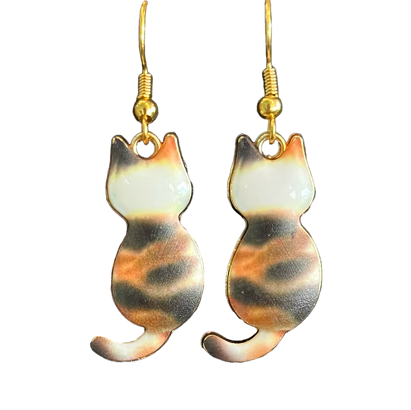 Sitting Kitty Dangle Earrings