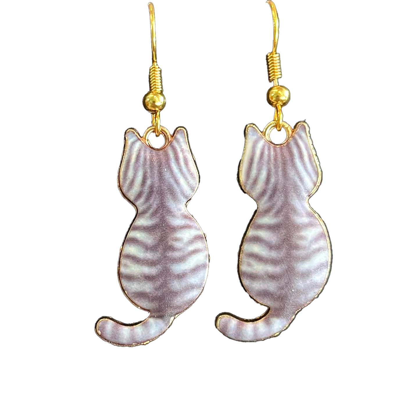 Sitting Kitty Dangle Earrings