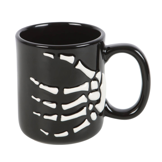 Skeleton Hand Mug