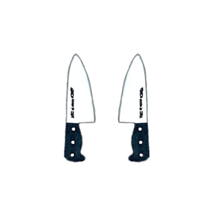 Teeny Tiny Chef's Knife Post Earrings
