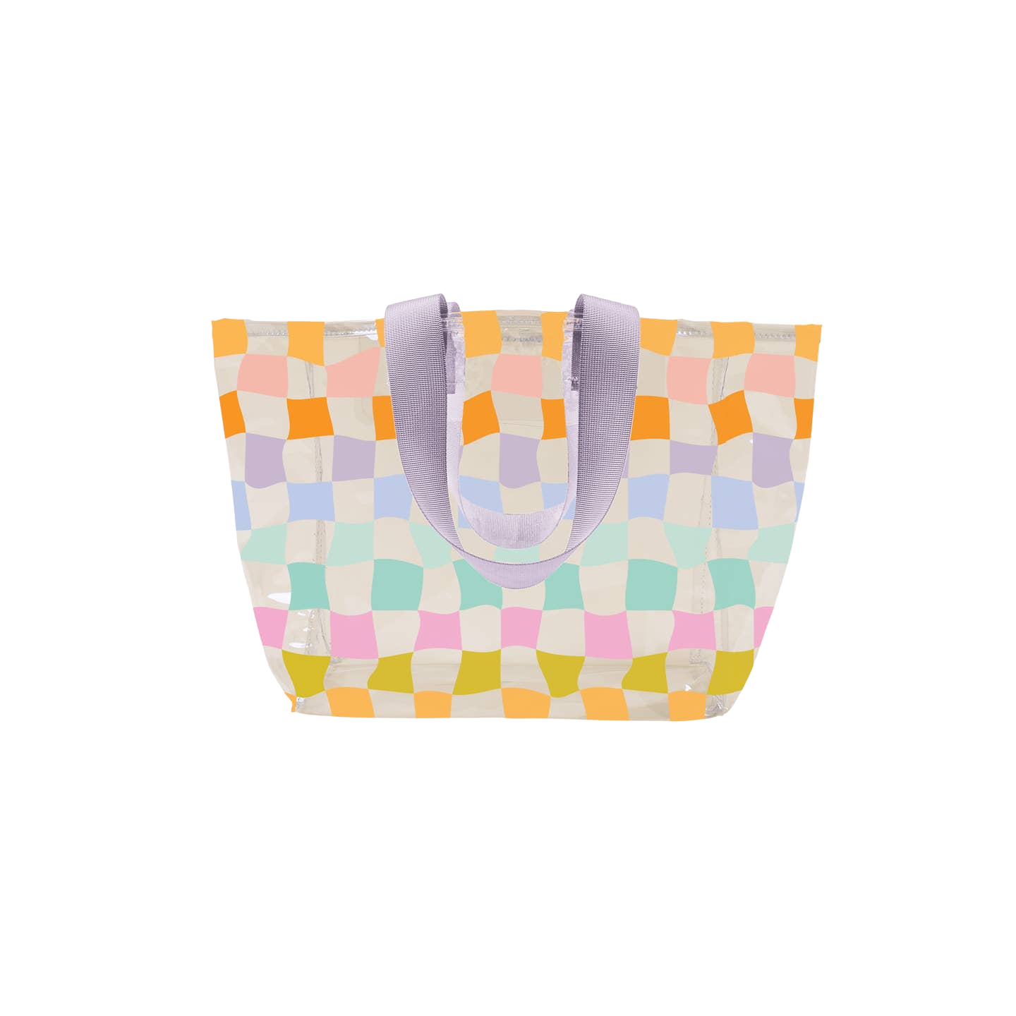 Carnival Checkers Small All Day Tote