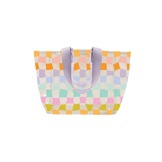 Carnival Checkers Small All Day Tote