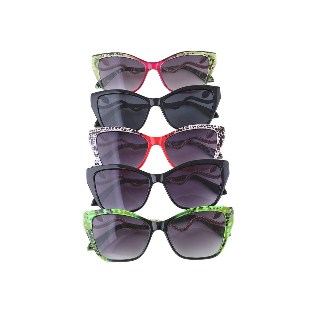 Modern Snake Scale Sunglasses