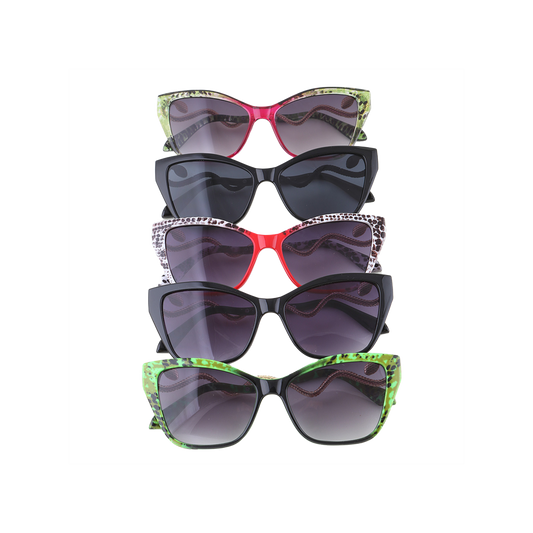 Modern Snake Scale Sunglasses