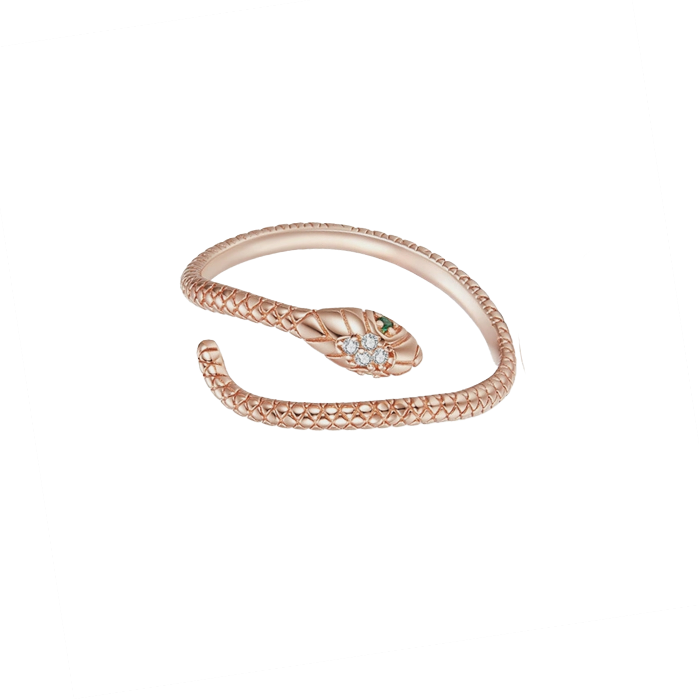 Minimalist Snake Wrap Ring