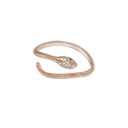 Minimalist Snake Wrap Ring