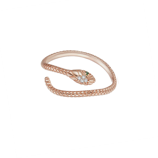 Minimalist Snake Wrap Ring