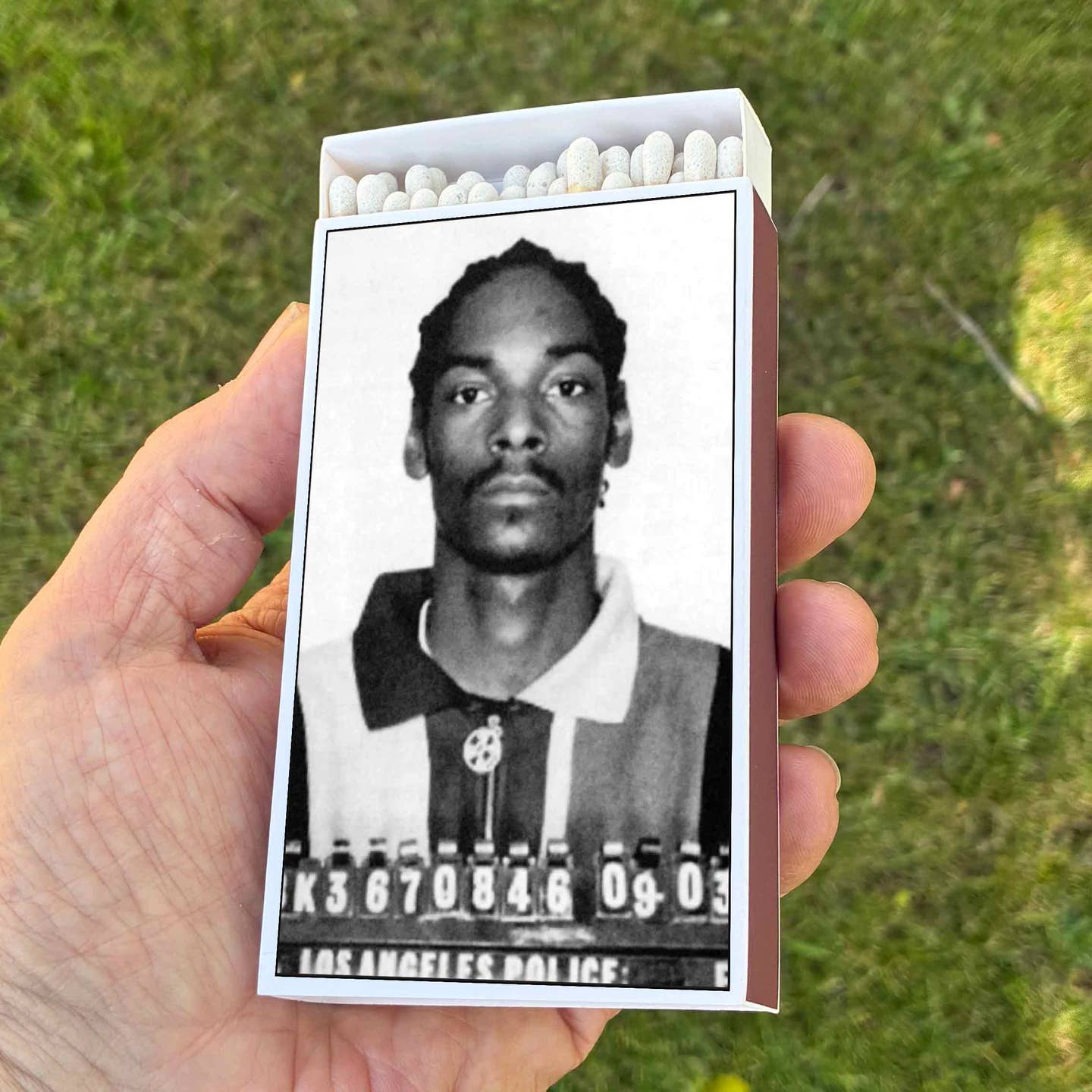 Snoop Mug Shot 4 Inch Matches