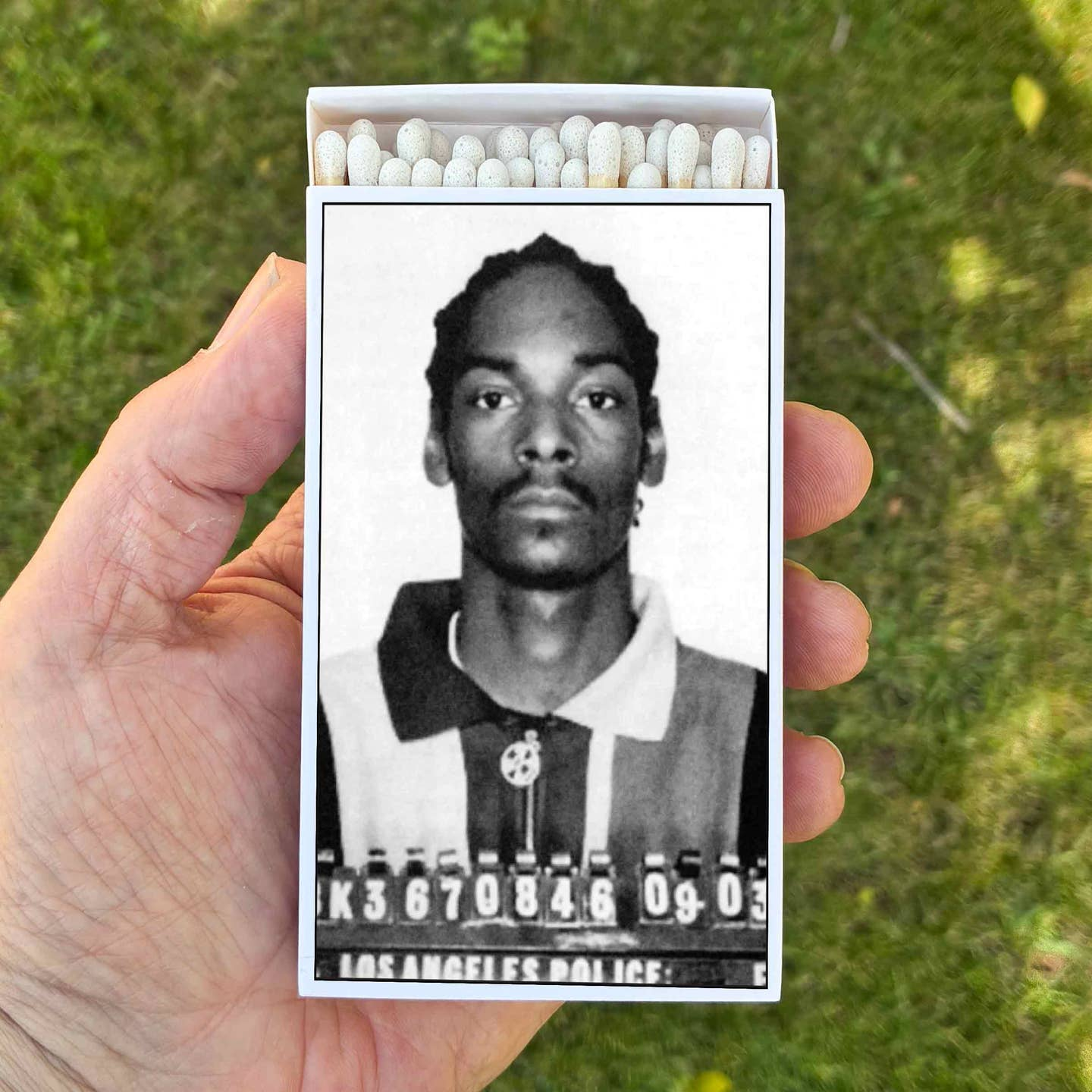 Snoop Mug Shot 4 Inch Matches