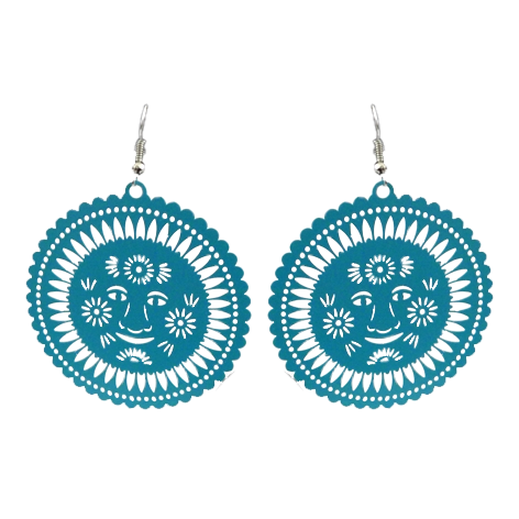 Papel Picado Style "Sol" Dangle Earrings