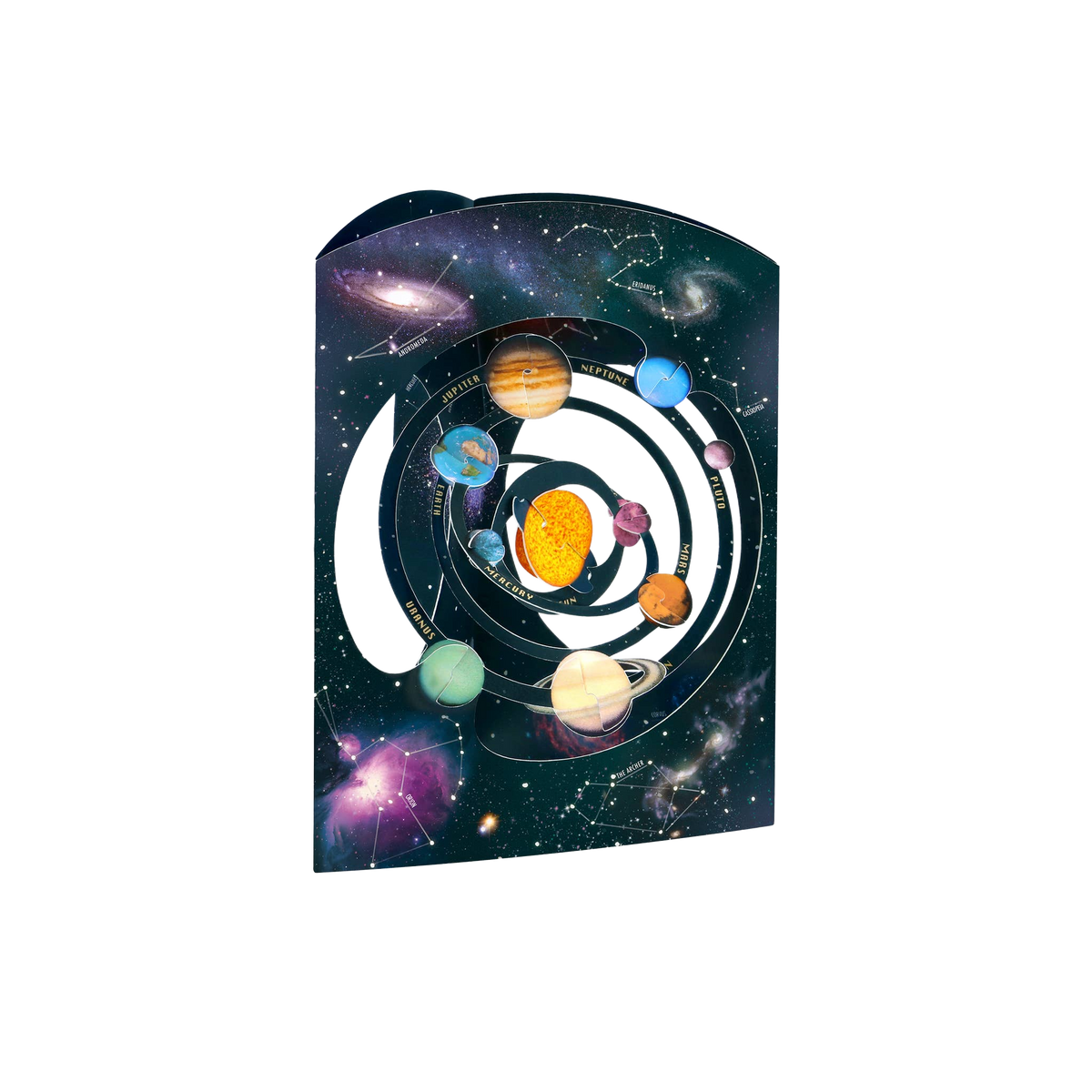 Pirouette Solar System Swing Card