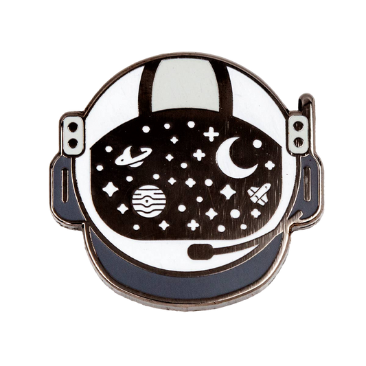 Space Man Enamel Pin