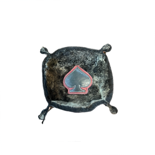 Spade Upcycled Leather Fluffy Catch-All