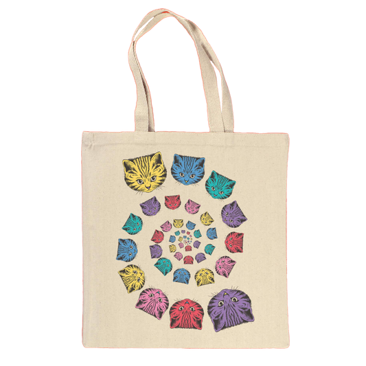 Spiral Cats Tote Bag