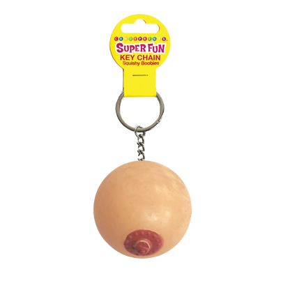 Squishy Boob Super Fun Key Chain