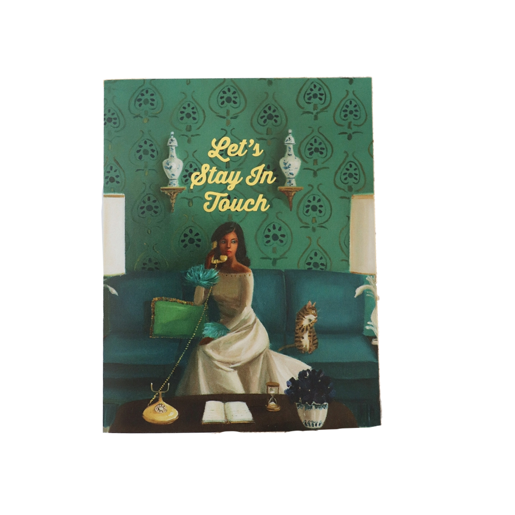 Lets Stay in Touch Blank Card