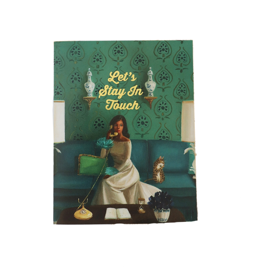 Lets Stay in Touch Blank Card