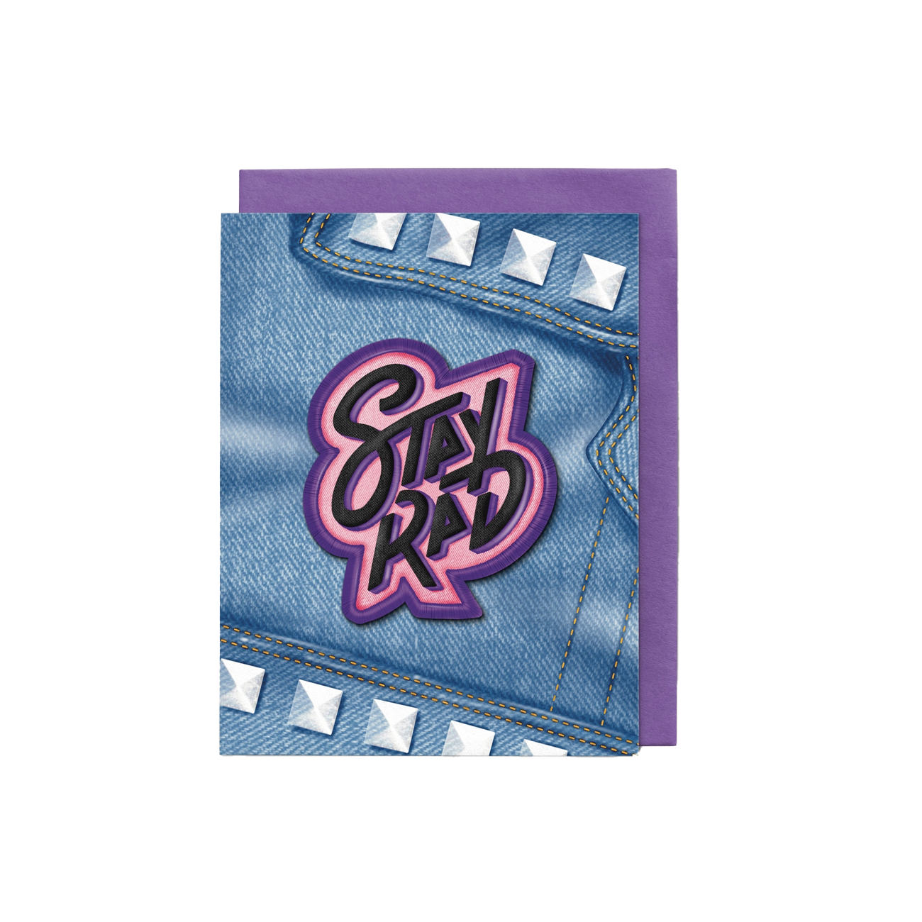 Stay Rad Sticker Greeting Card