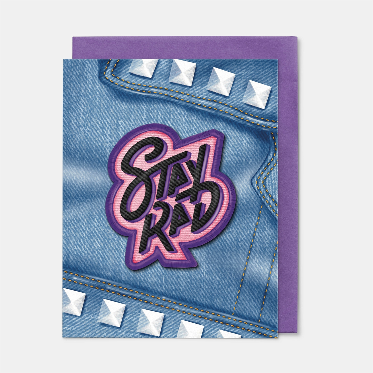 Stay Rad Sticker Greeting Card