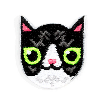 Cat Embroidered Sticker Patch