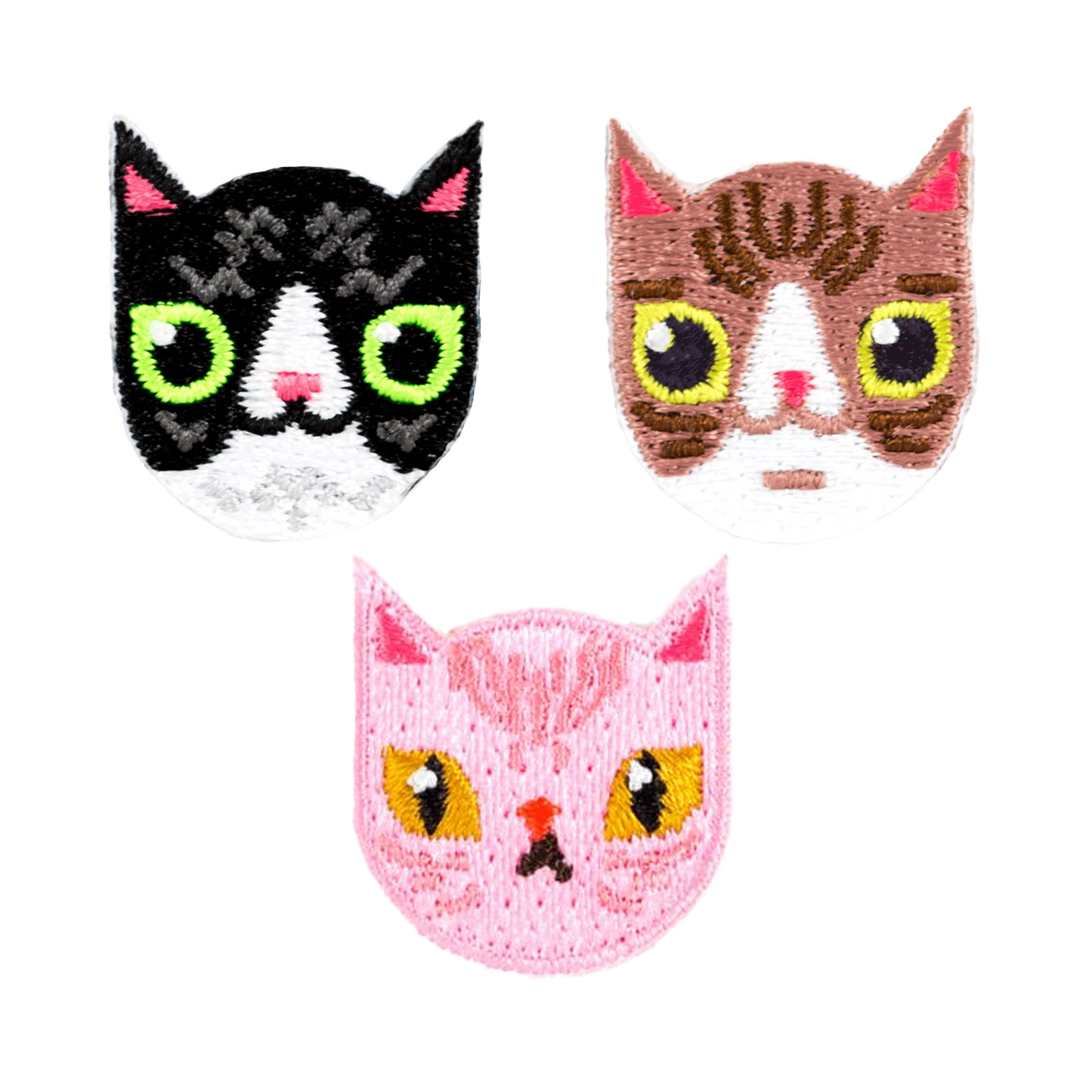 Cat Embroidered Sticker Patch