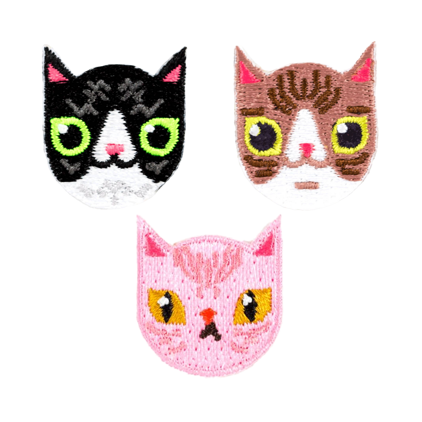 Cat Embroidered Sticker Patch